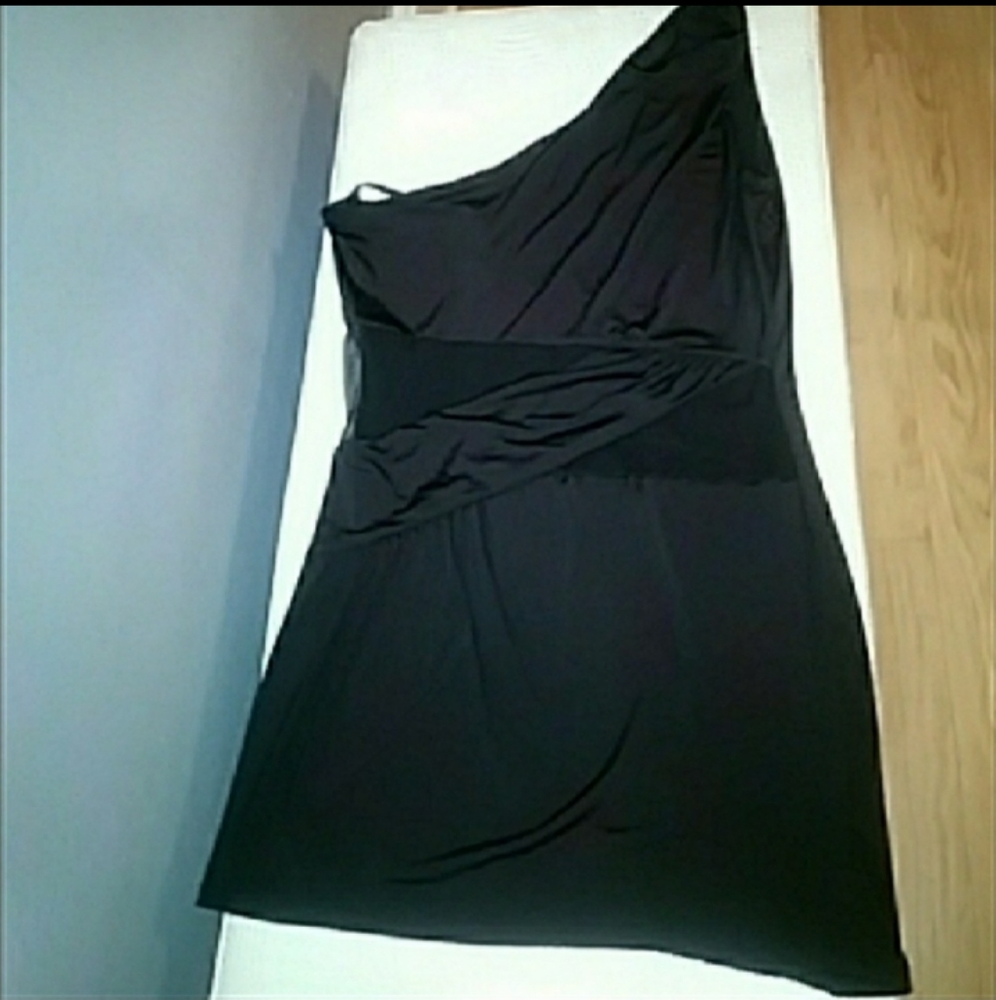 Arden B one shoulder mini dress